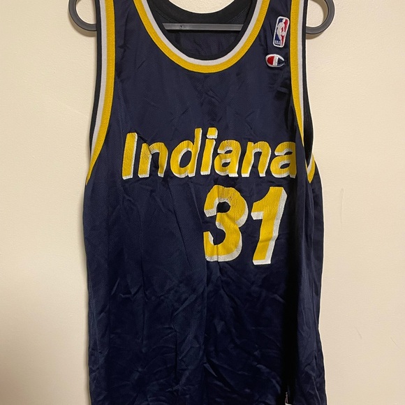 Champion Other - Champion Navy Blue Athletic Jersey NBA INDIANA (AUTHENTIC).